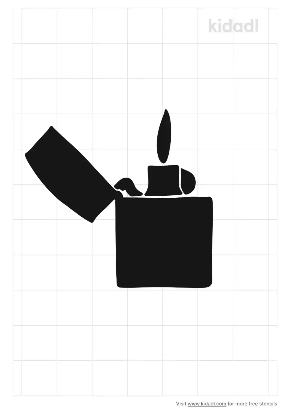 Lighter Stencil