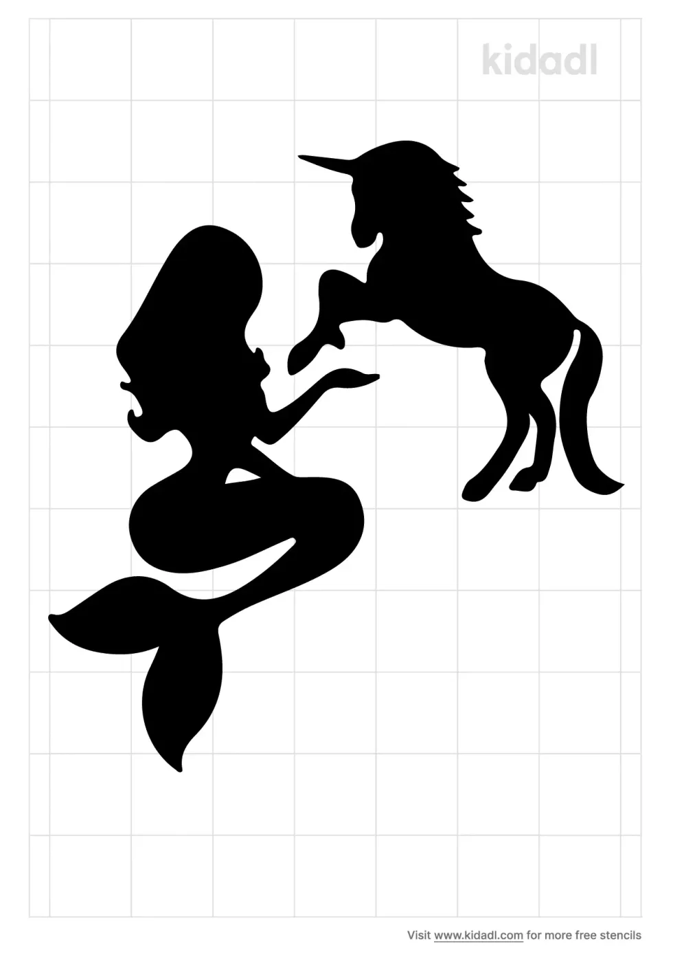 Mermaid And Unicorn