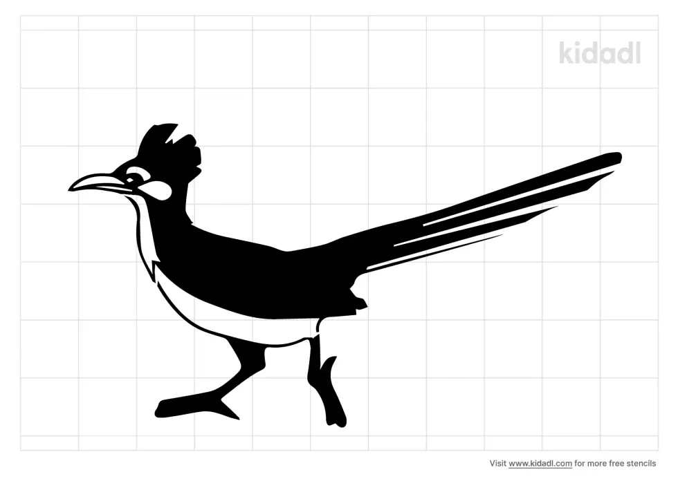 New Mexico State Bird Stencil | Kidadl