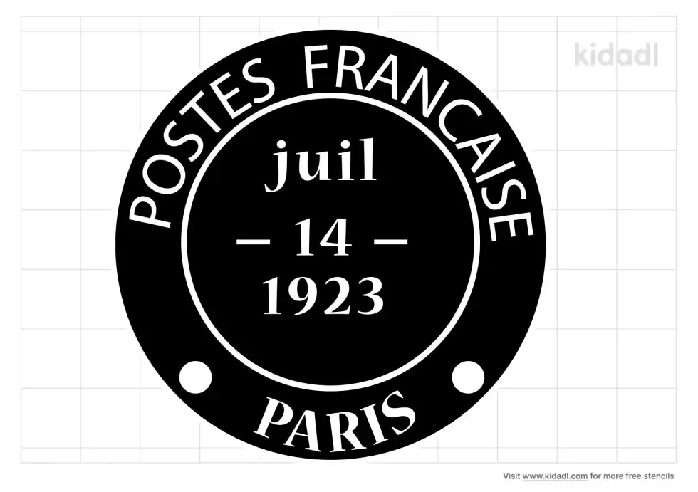 Postage Stamp Stencil