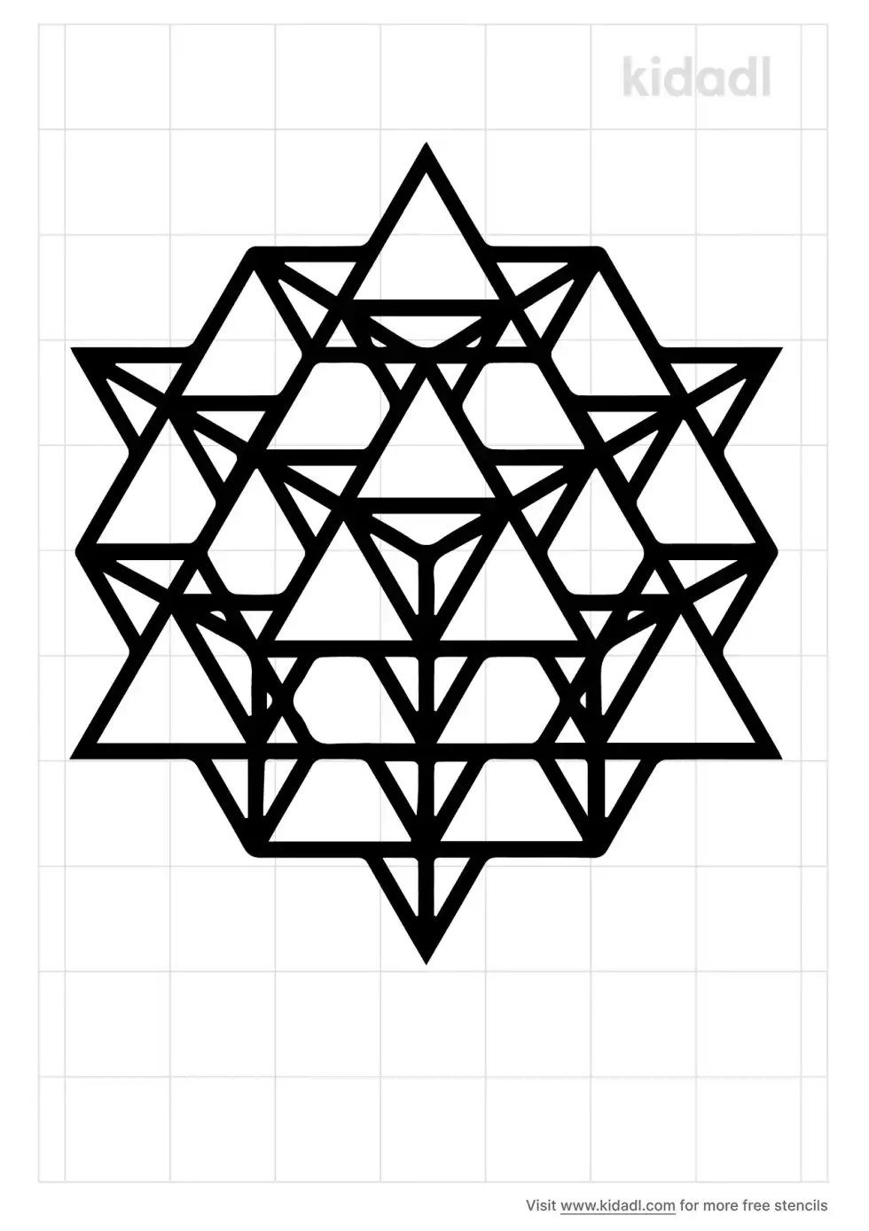 Sacred Geometry Stencil