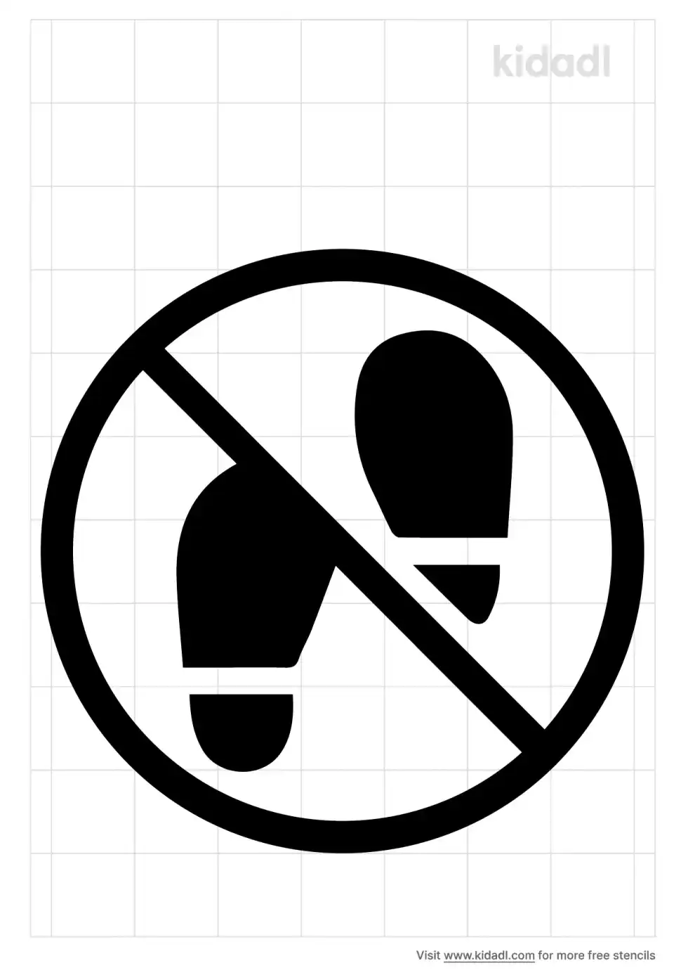 No Step Stencil