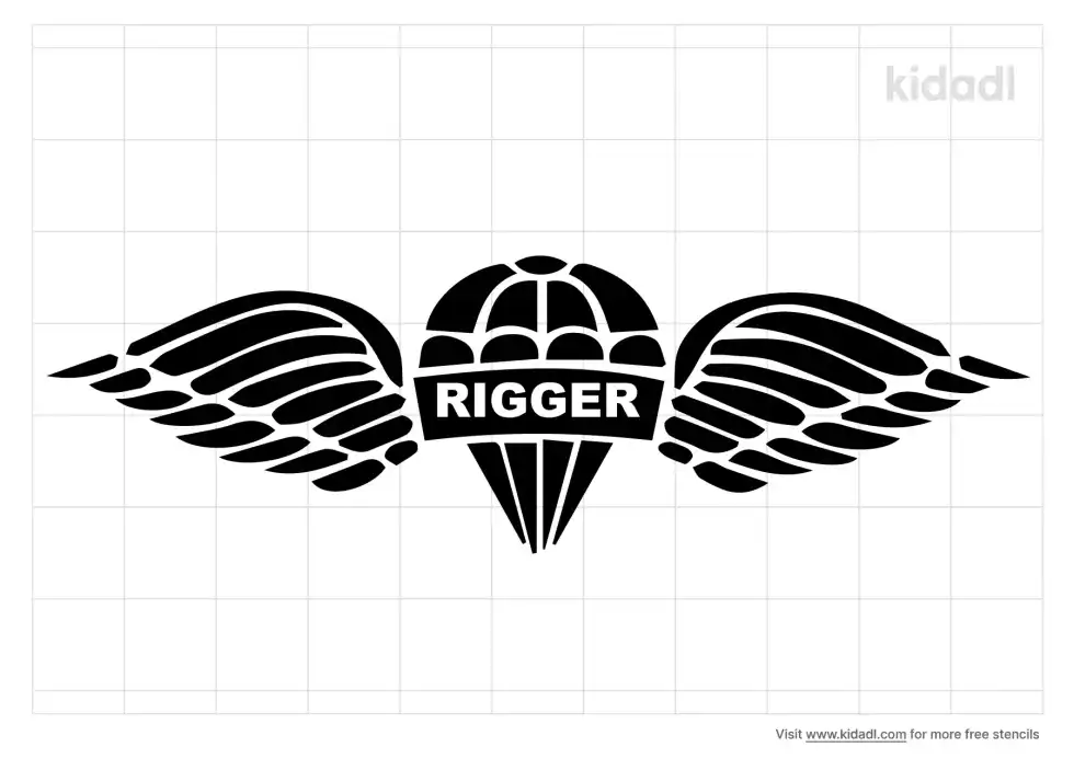 Rigger Wing Stencil