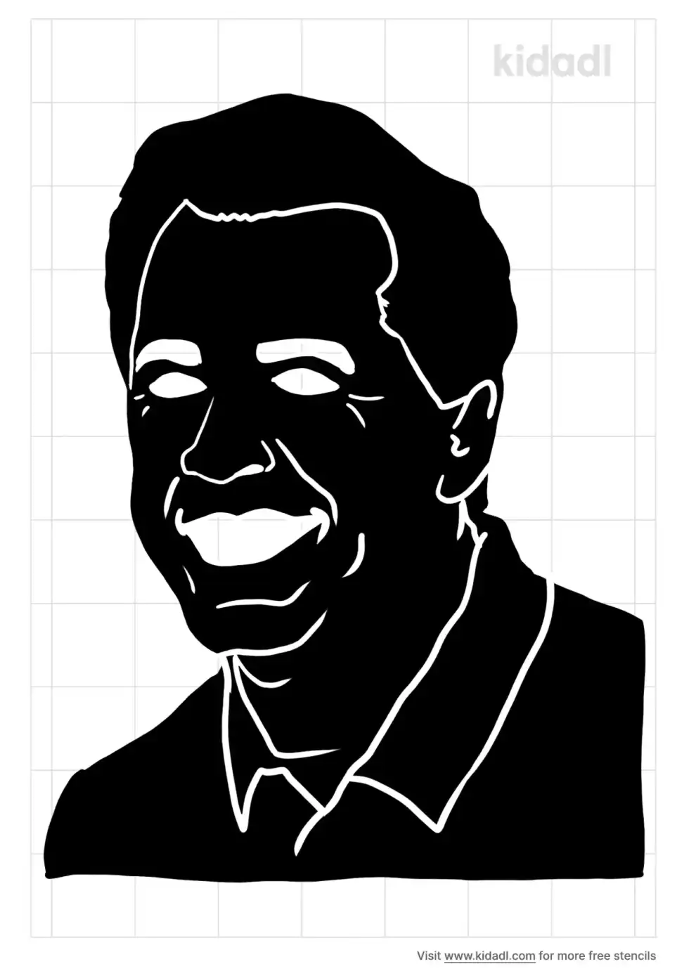 Nick Saban Stencil