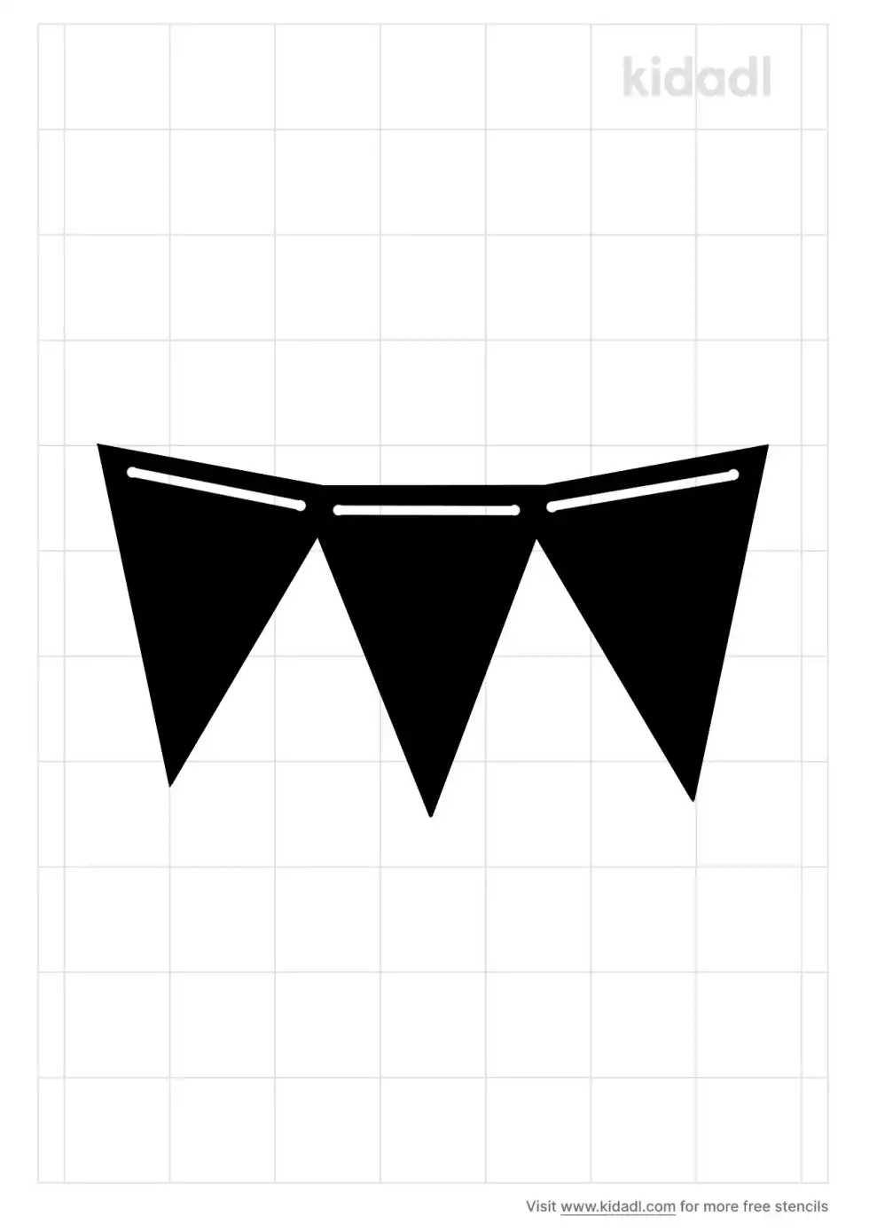 Pennant Stencil