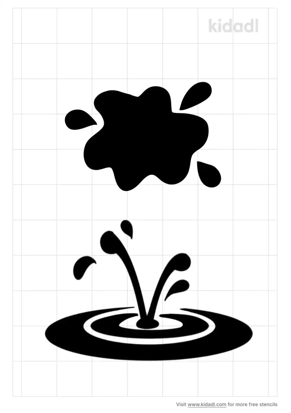 Puddle Stencil