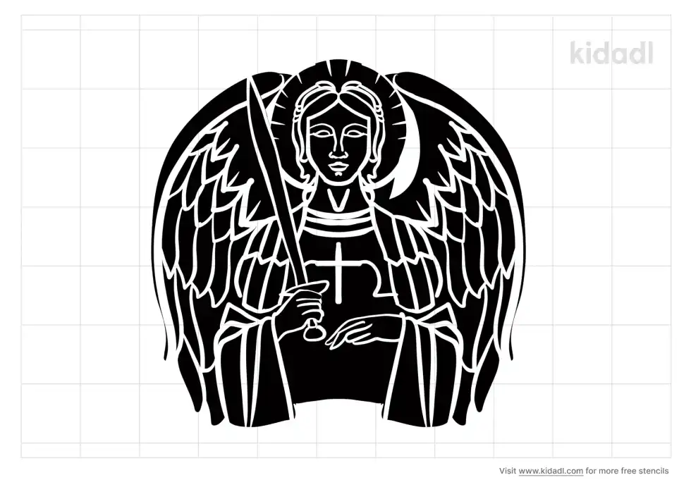 St Michael Stencil