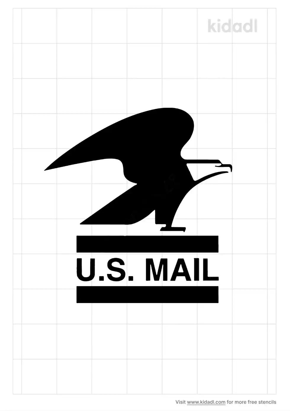 US Mail Stencil