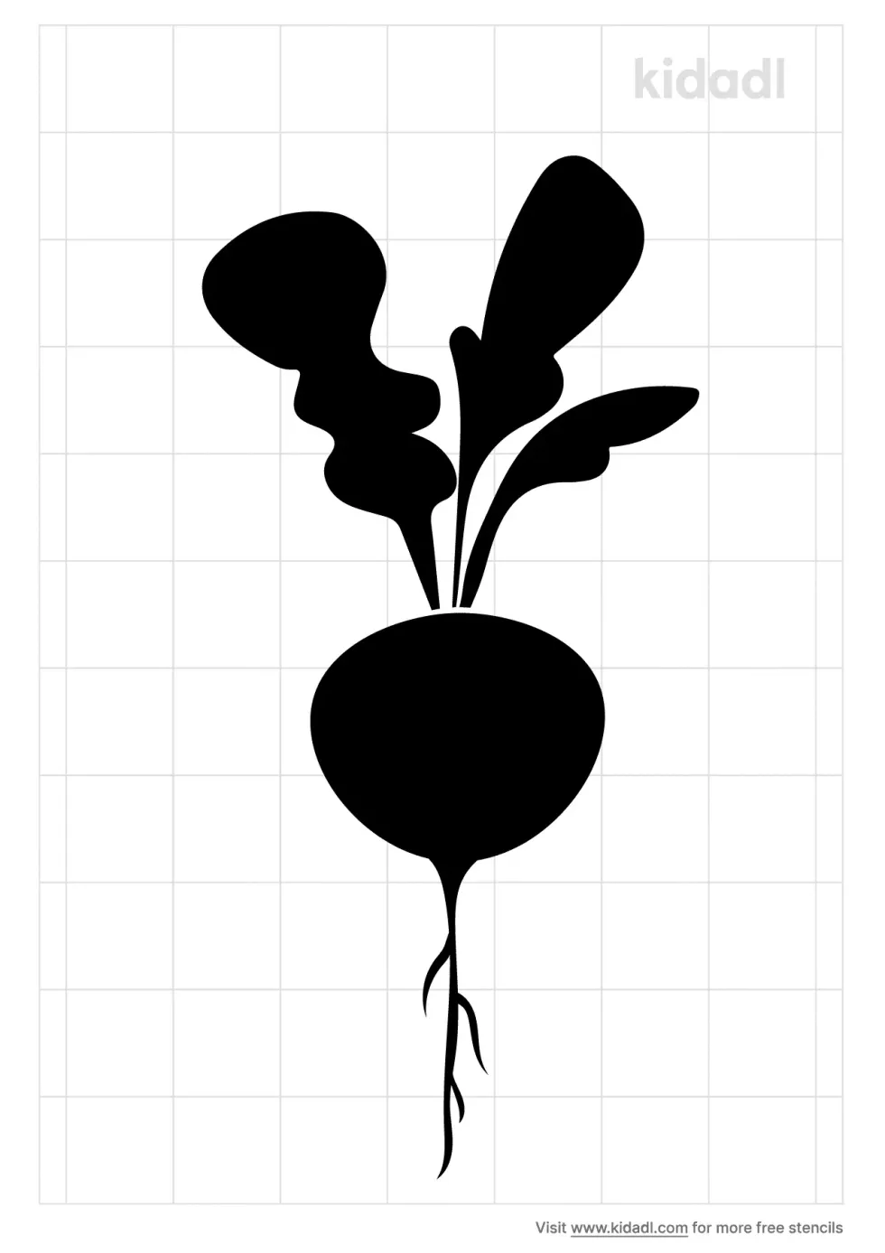 Radish Stencil