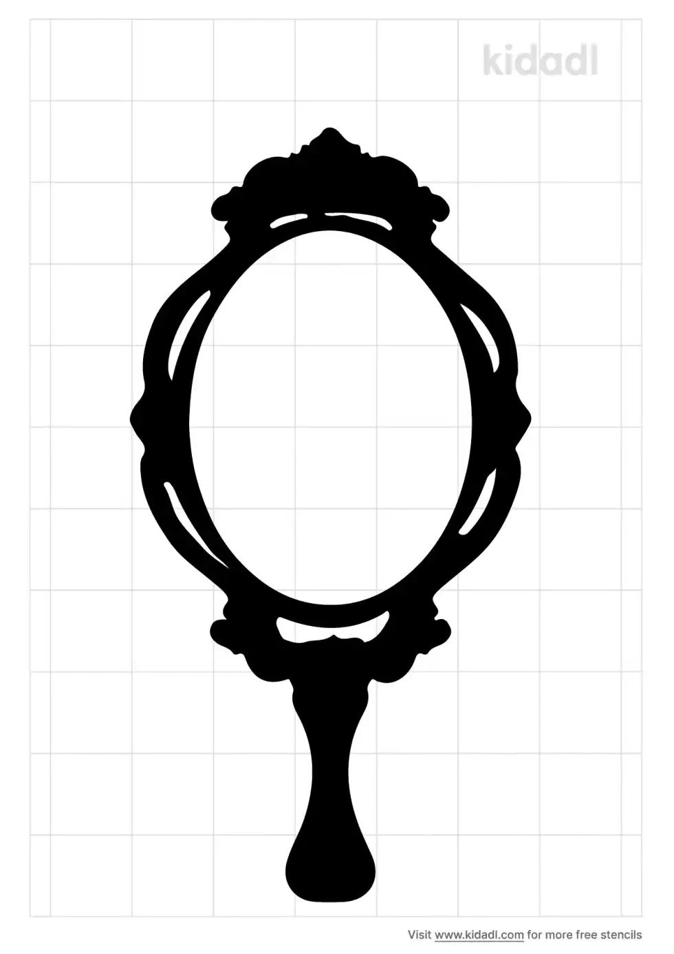 Mirror Invitation Stencil