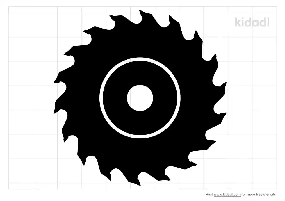 Saw Blade Stencil