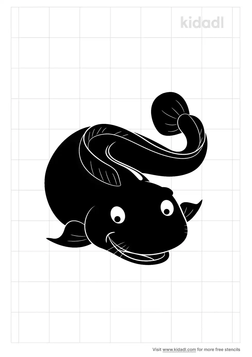 Catfish Stencil