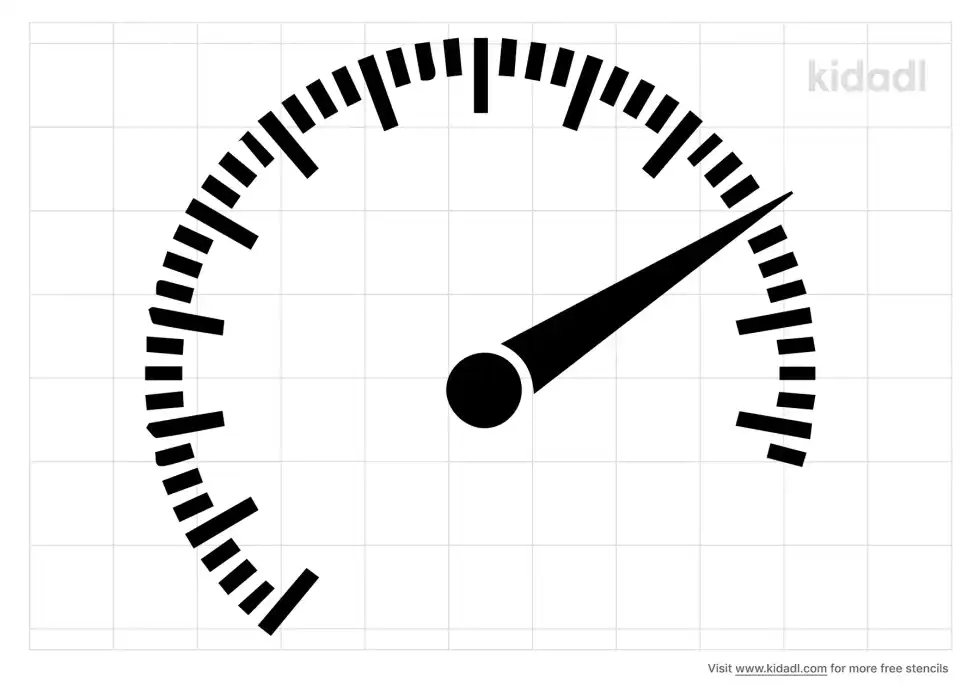 Tachometer Stencil