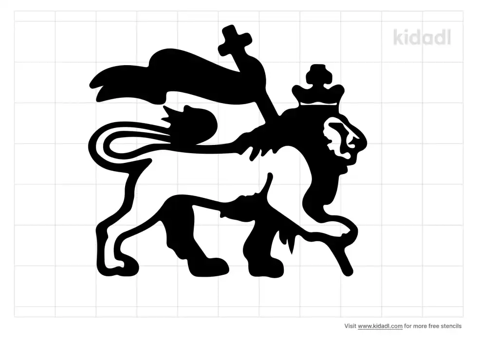 Lion Of Judah Stencil