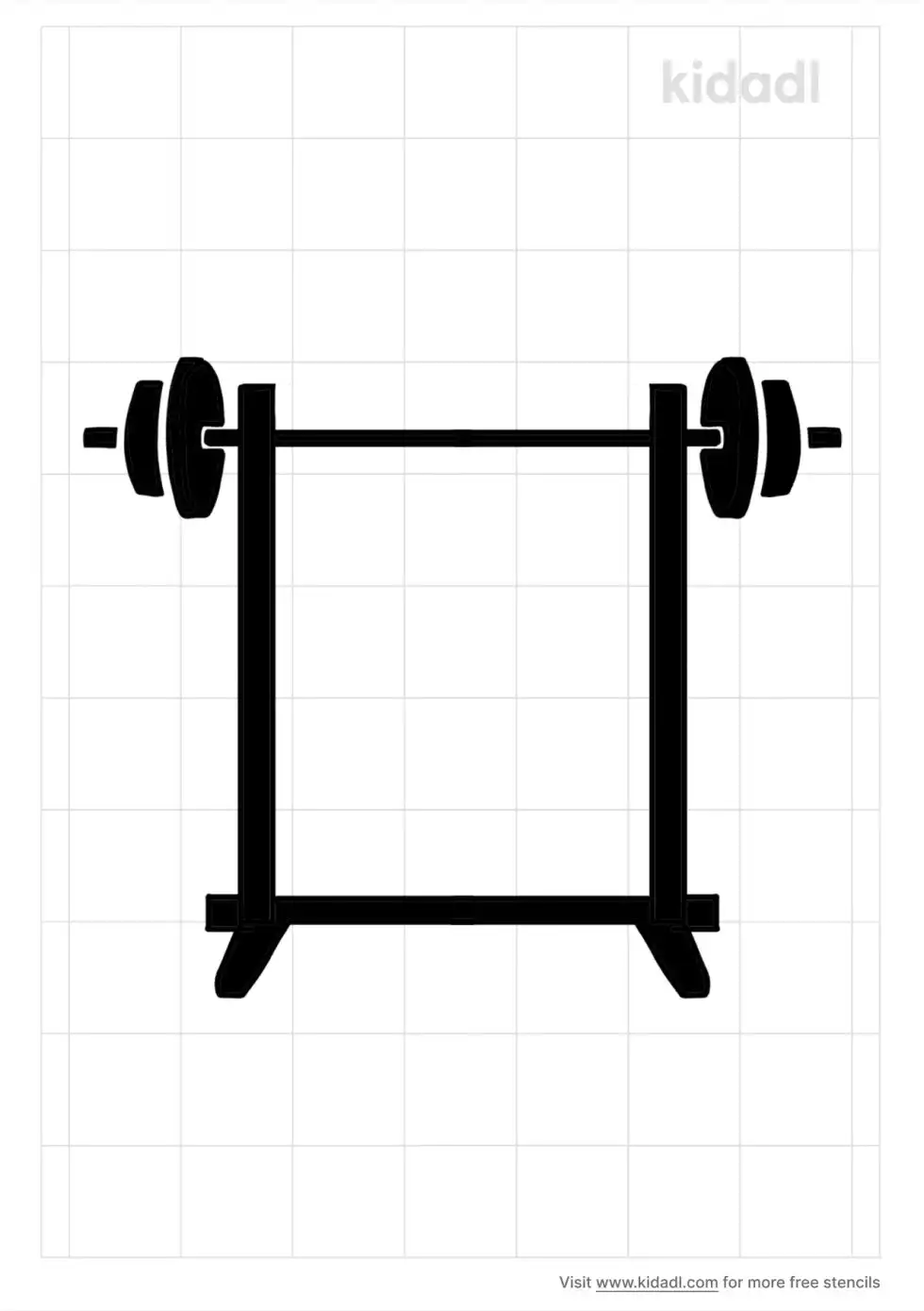 Squat Rack Stencil