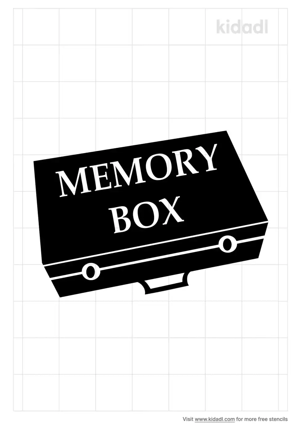 Memory Box Stencil