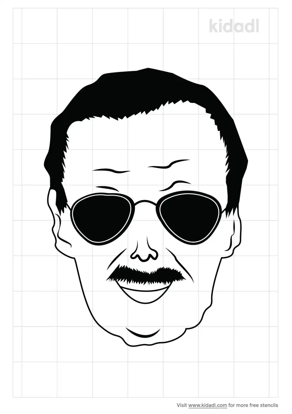 Stan Lee Stencil