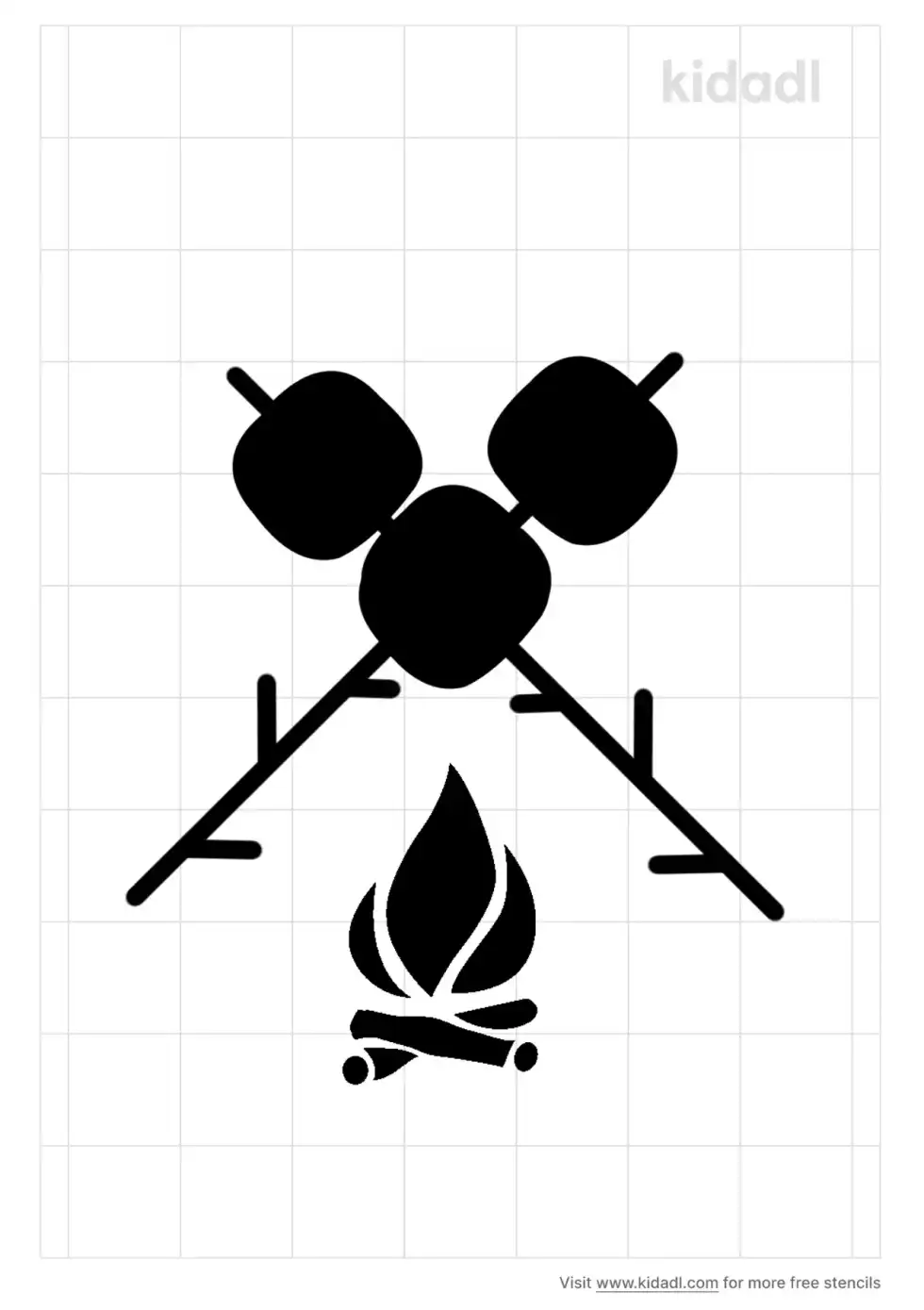 S'mores Stencil