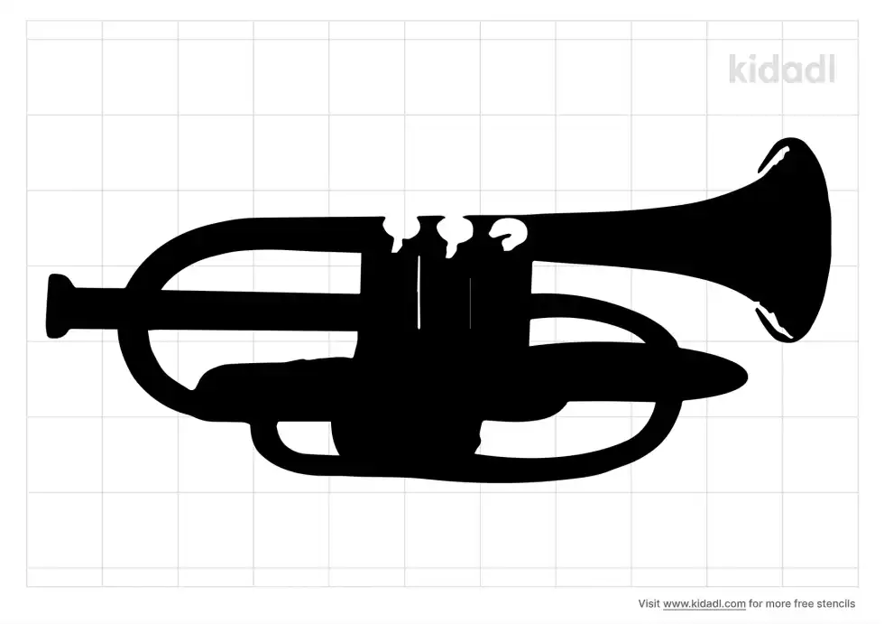 Pan American Brass Cornet Stencil