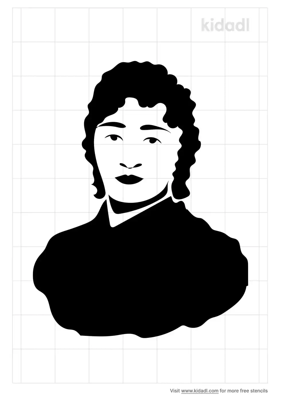 Lucy Parsons Stencil