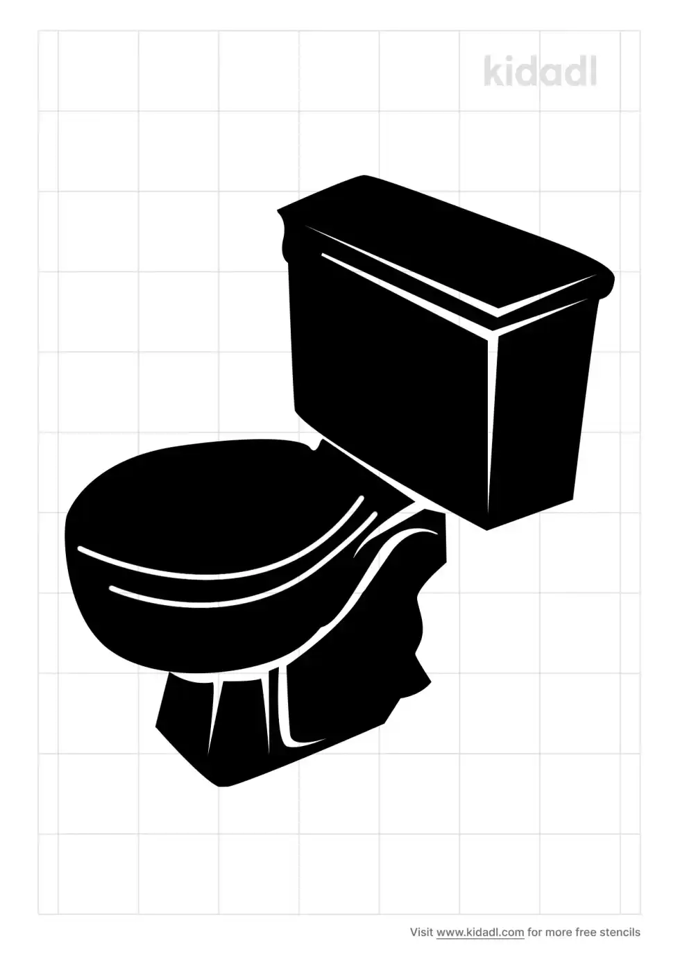 Toilet Stencil