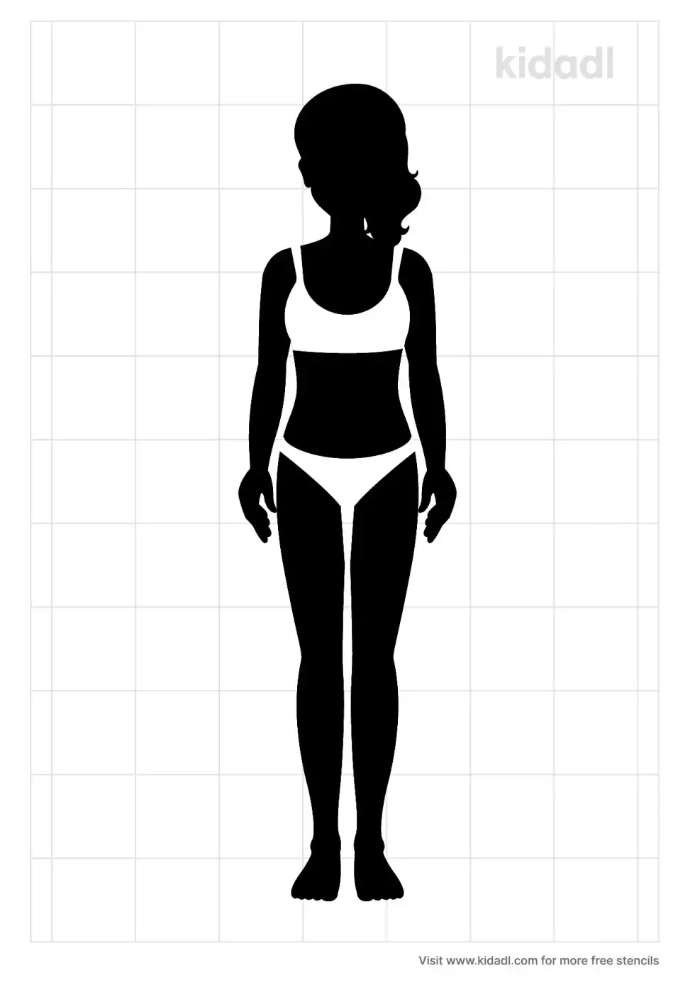 Female Body Stencil