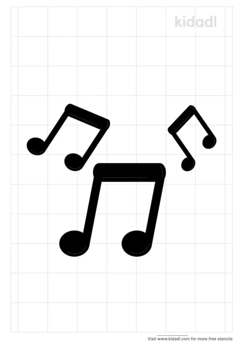 Music Note Stencil