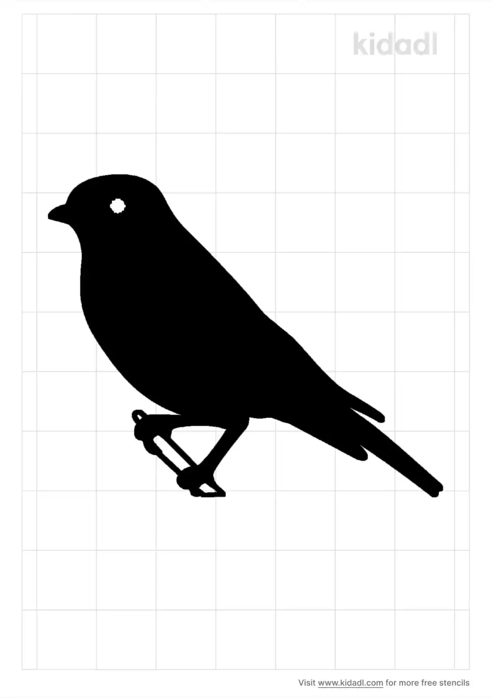 New York State Bird Stencil