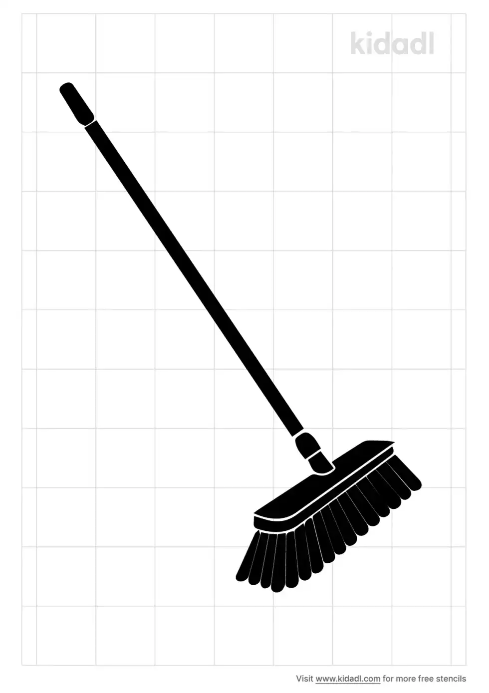 Push Broom Stencil