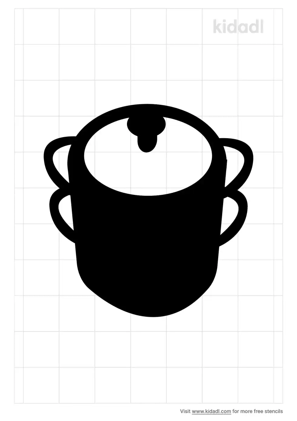 Steaming Pot Stencil
