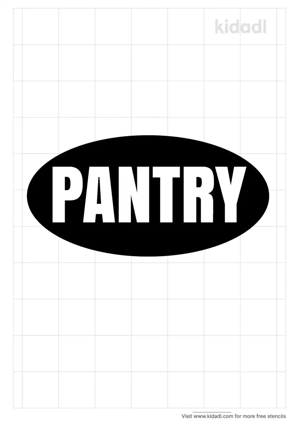 Pantry Stencil