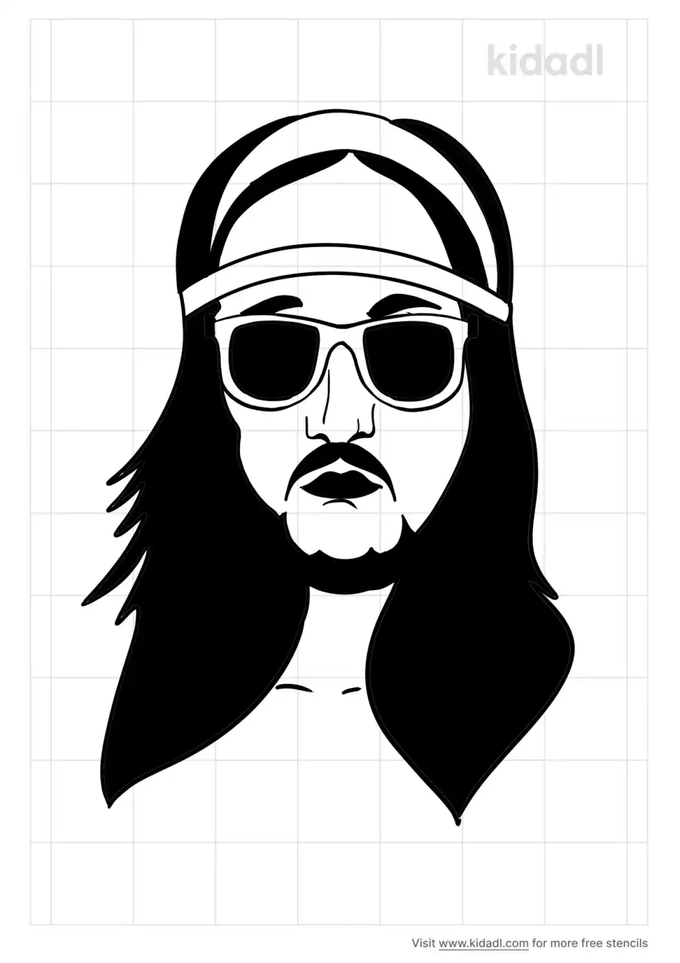 Steve Aoki Stencil