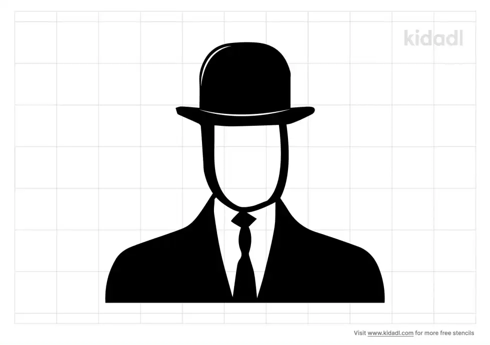 Rene Magritte Stencil