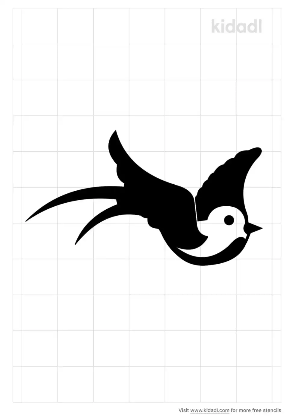 Swallow Stencil