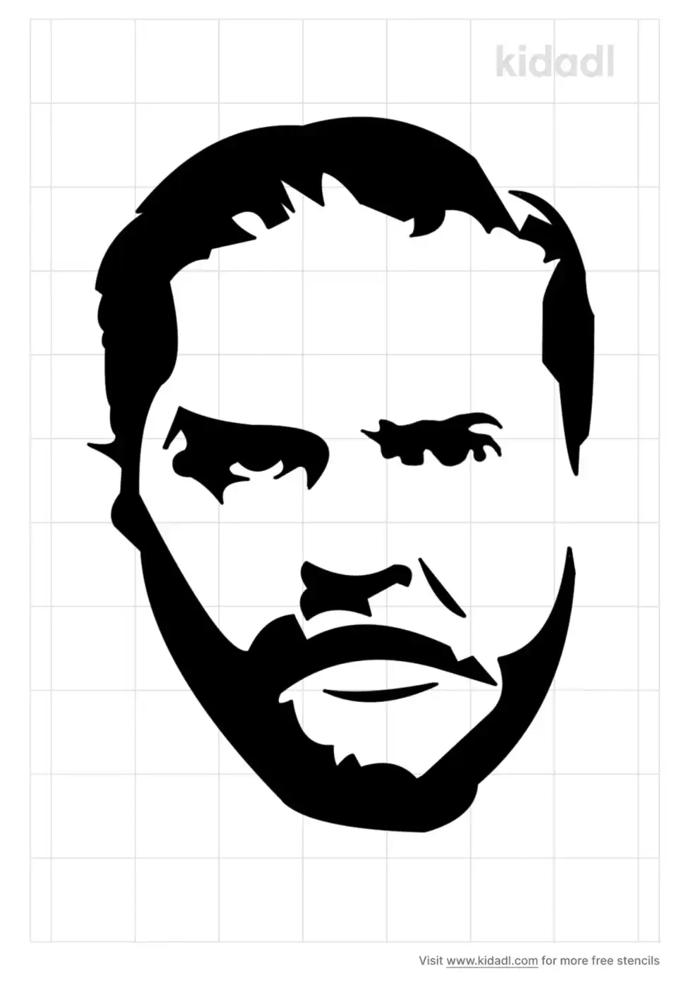 Tom Hardy Stencil