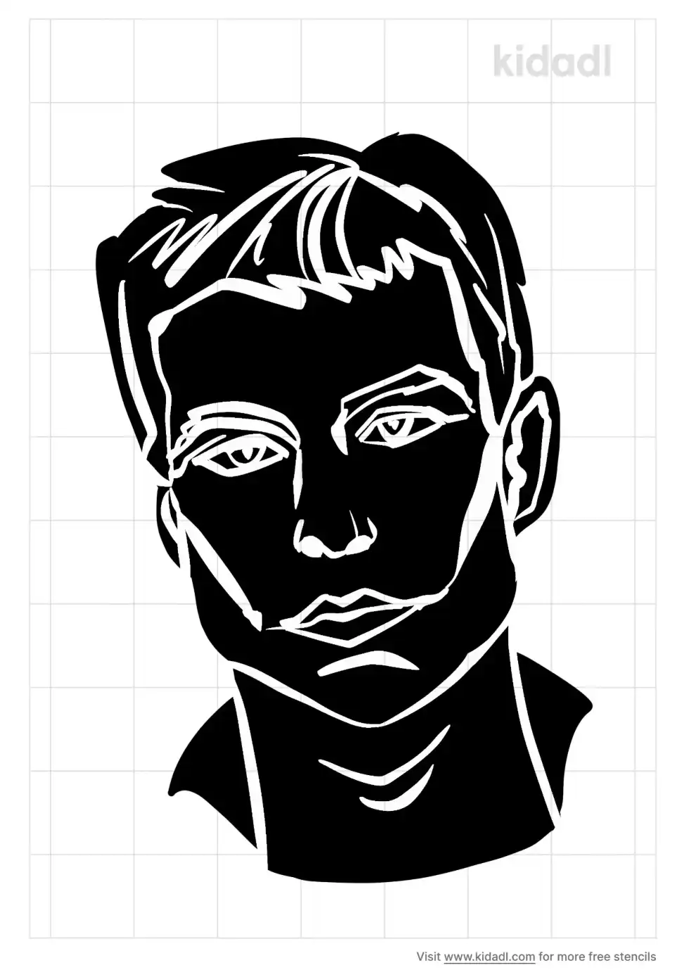 Ezra Miller Stencil