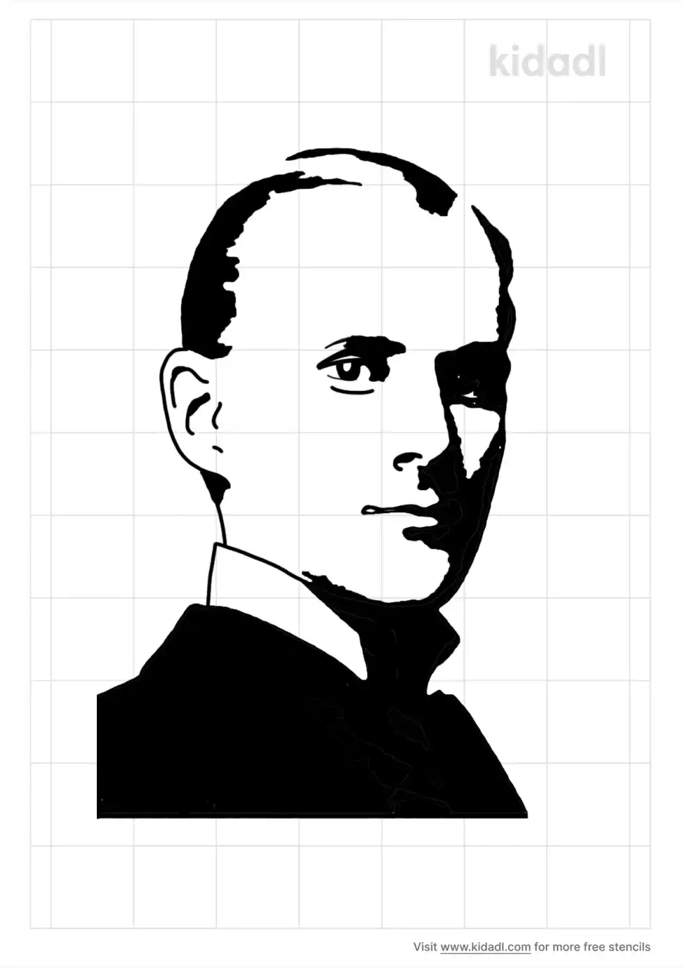 Eugene Debs Stencil