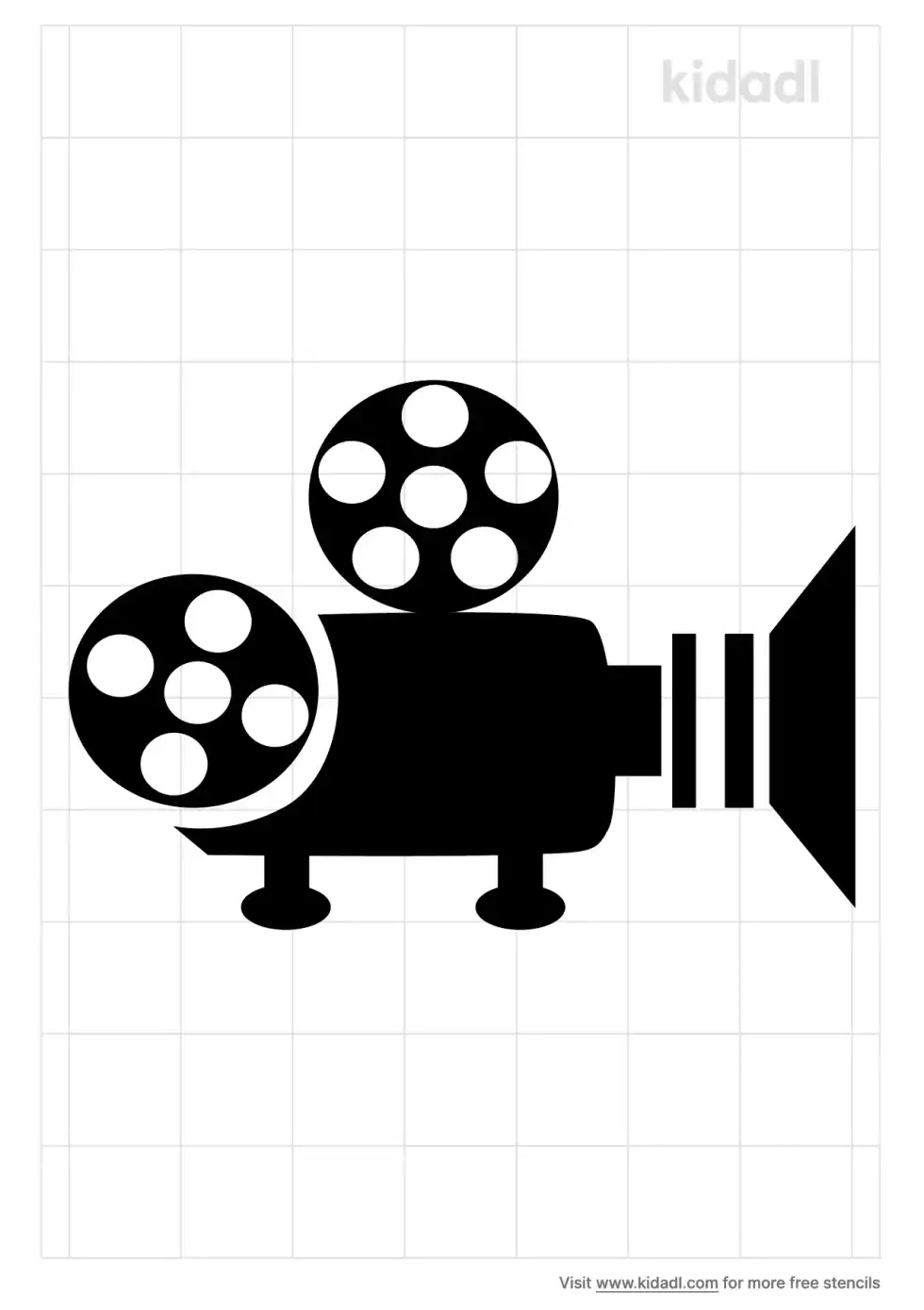 Old Projector Stencil
