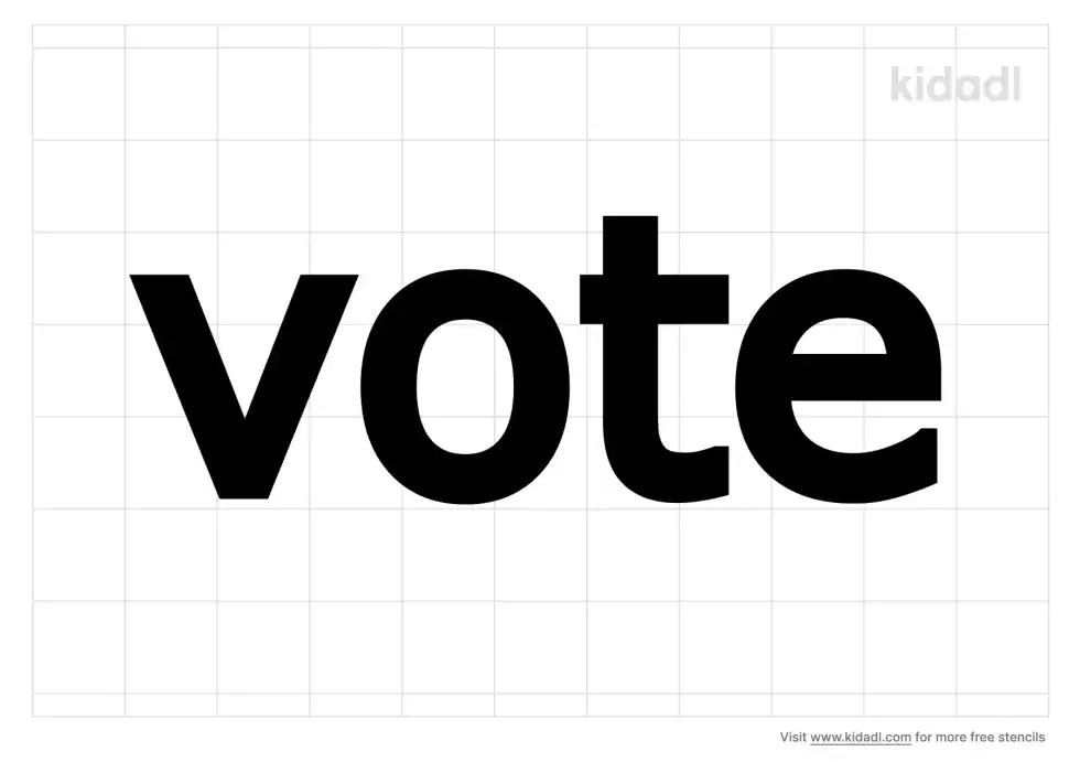 Vote Stencil