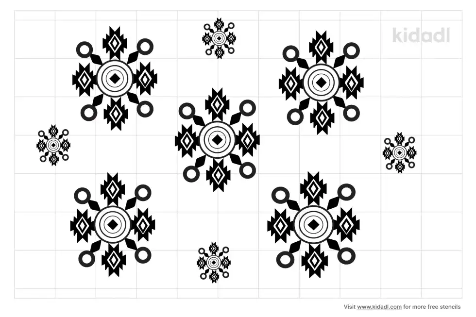 Charm Design Stencil