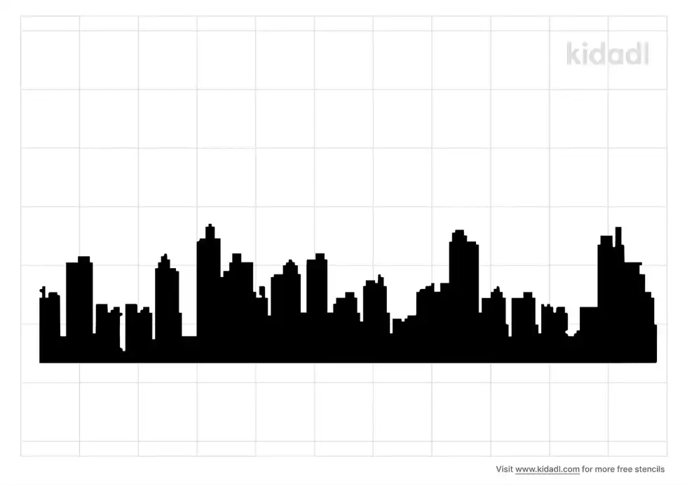 City Line Stencil