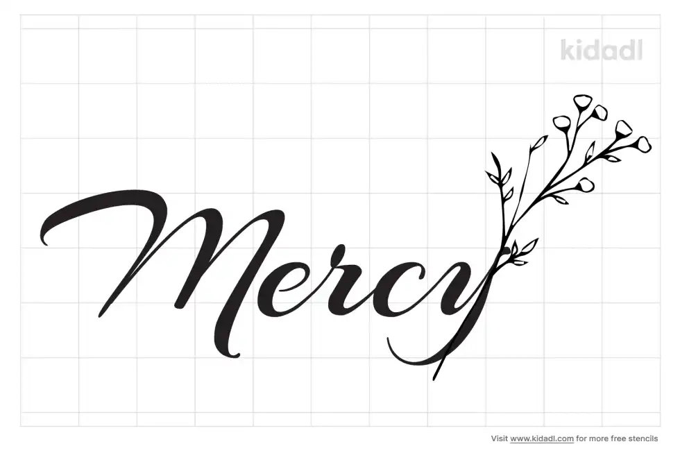 Mercy Stencil