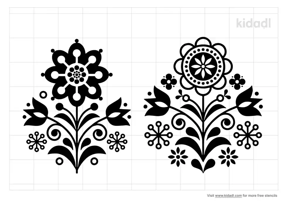 Poland Folk Art Stencil