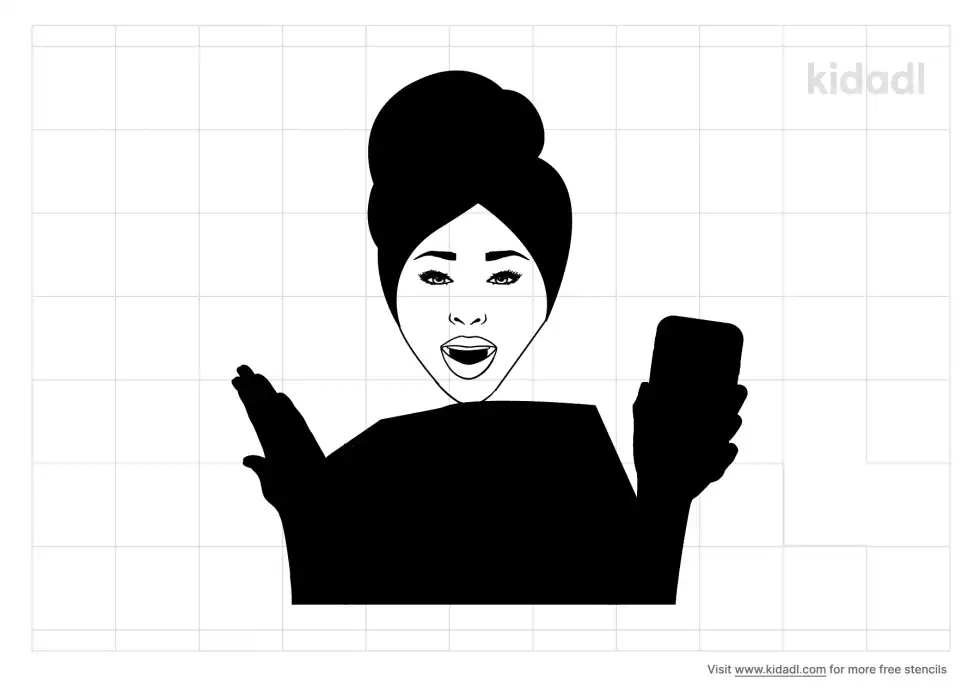 Erykah Badu Stencil