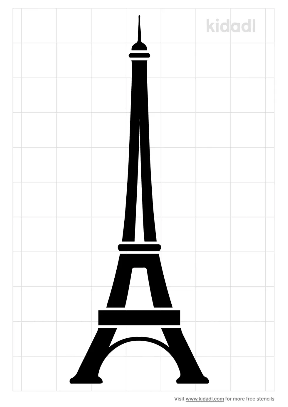 Eiffel Tower Stencil