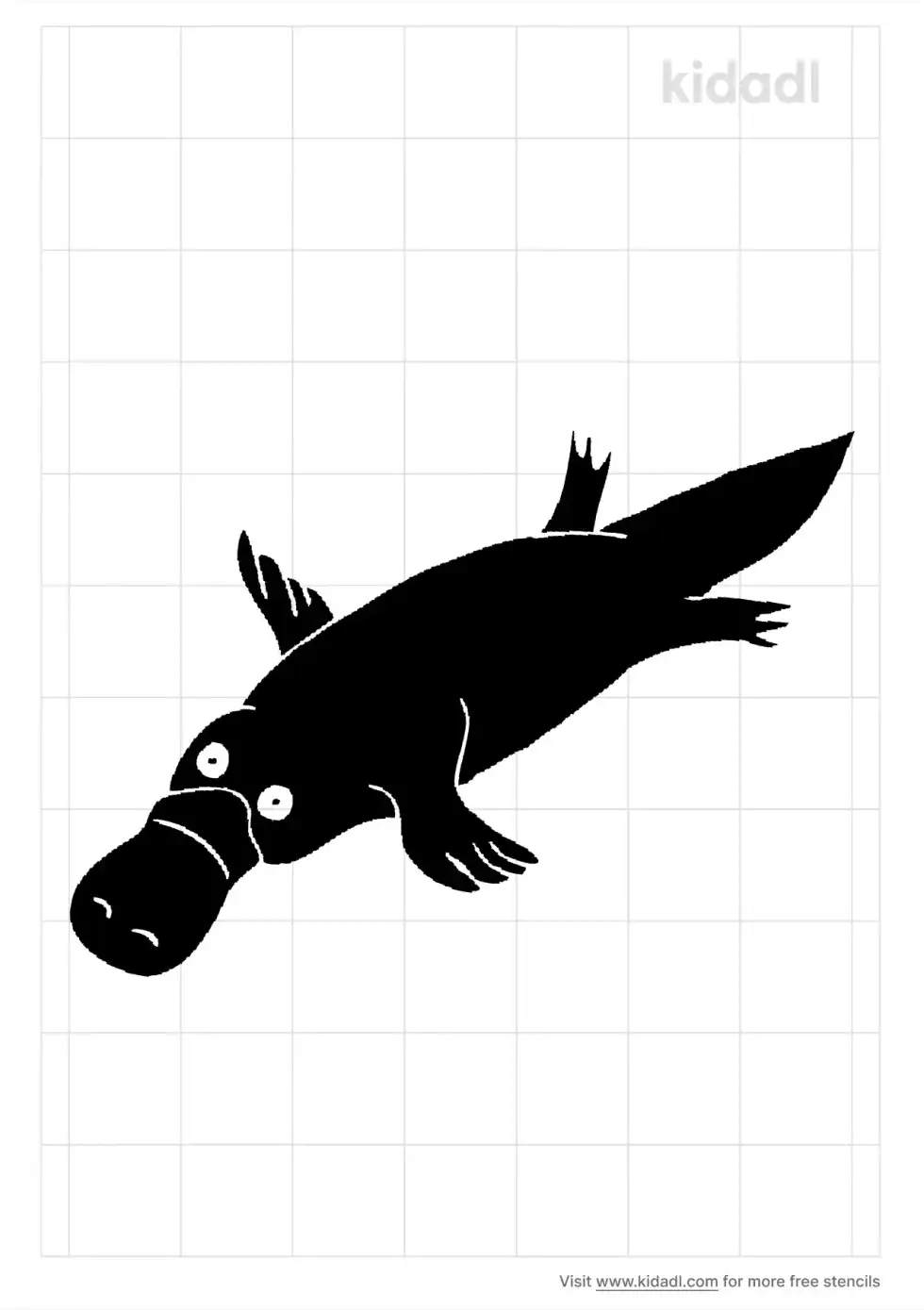 Platapus Stencil
