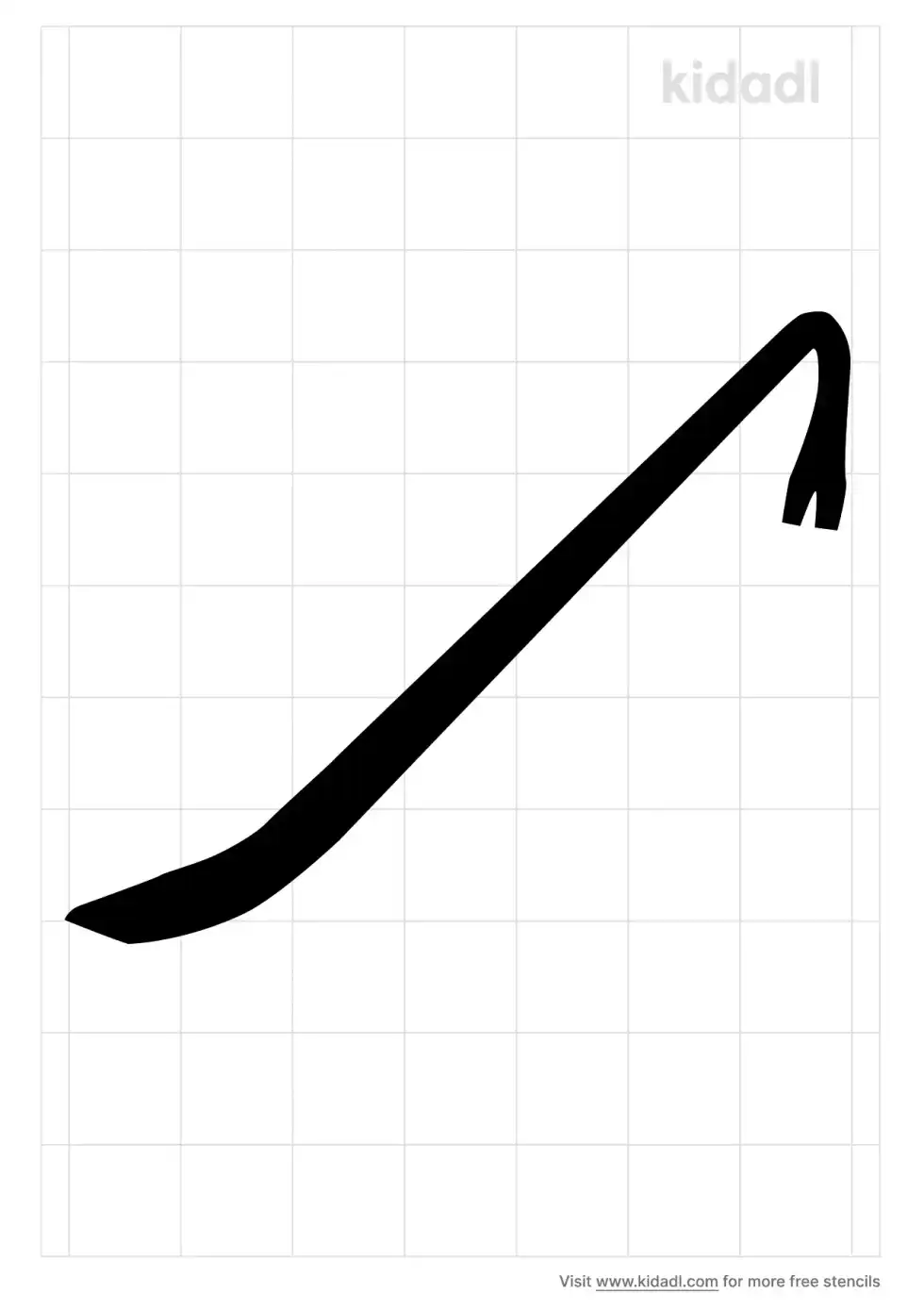 Crowbar Stencil