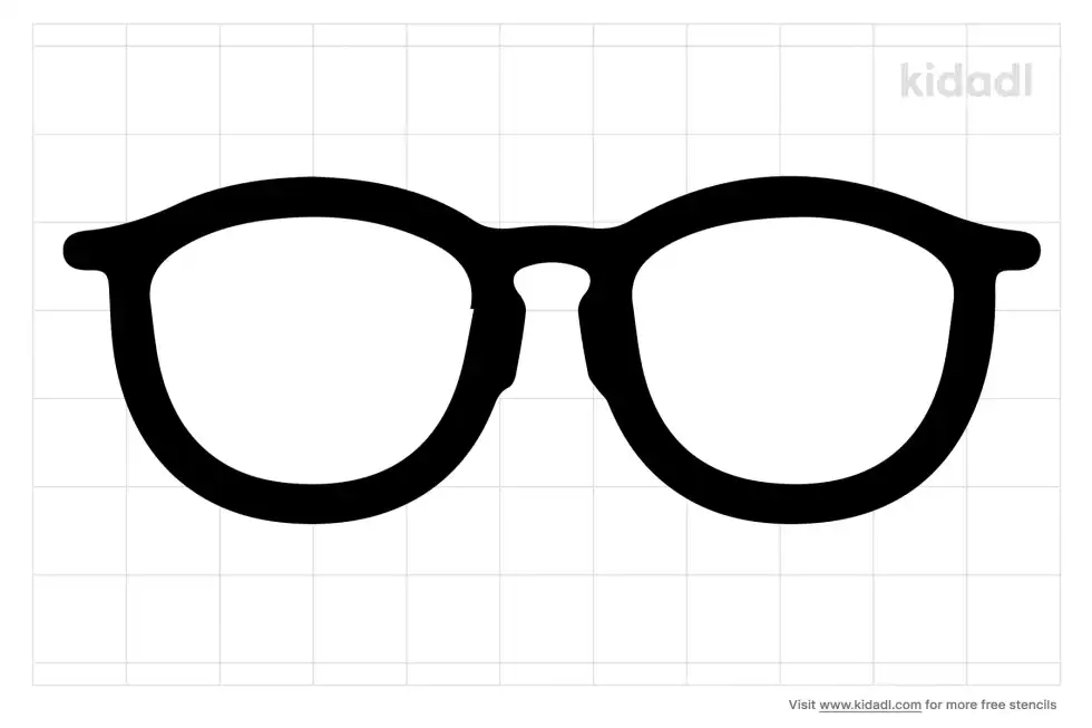 Ryan Gosling Glasses Stencil