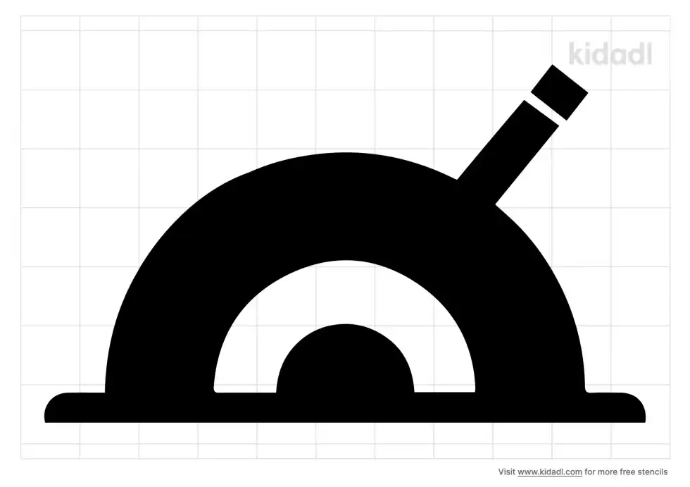 Long Jump Drawings Stencil