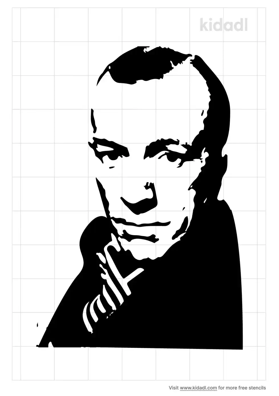 Noel Coward Stencil